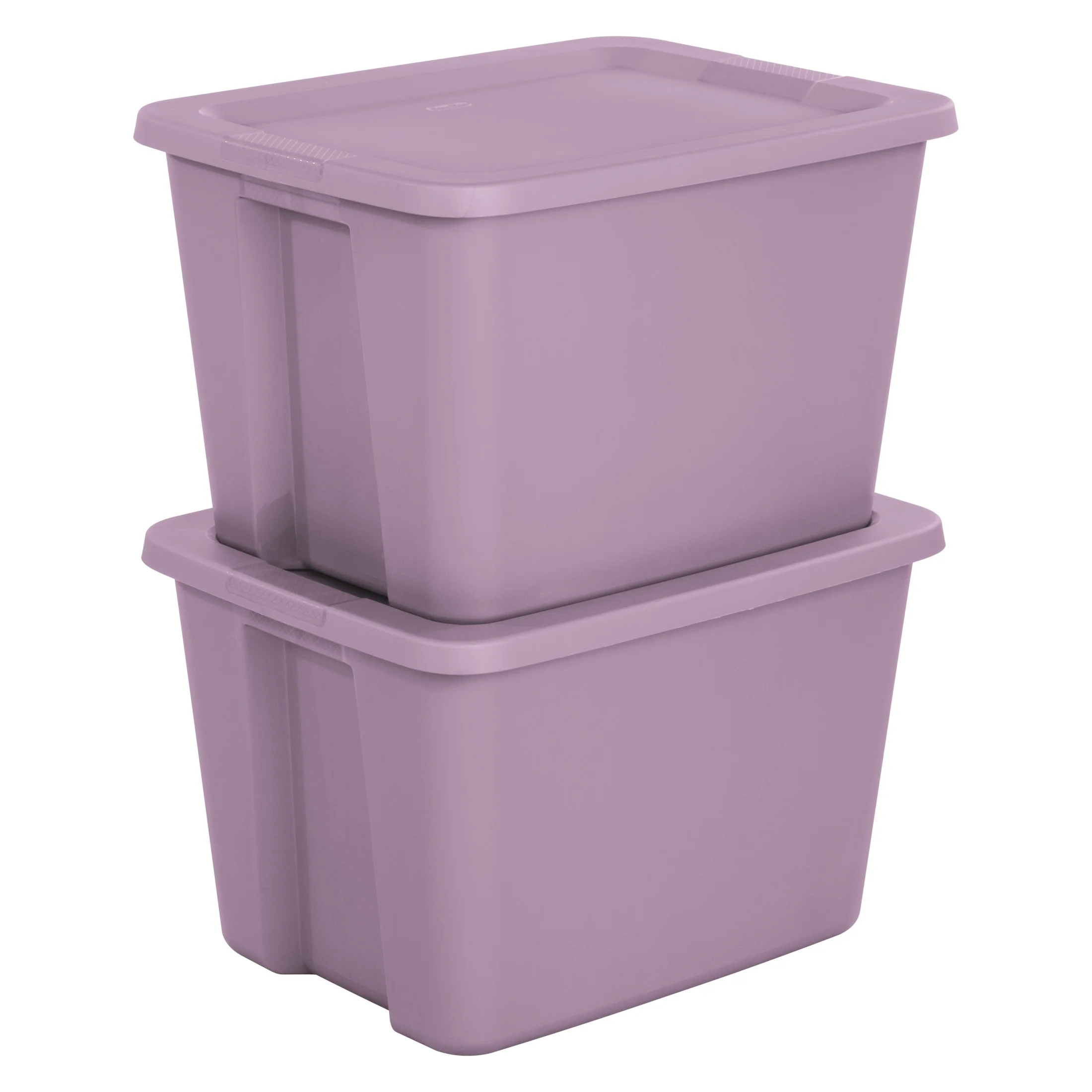 Sterilite 18 Gallon Tote Box Plastic, Gray, Set of 8