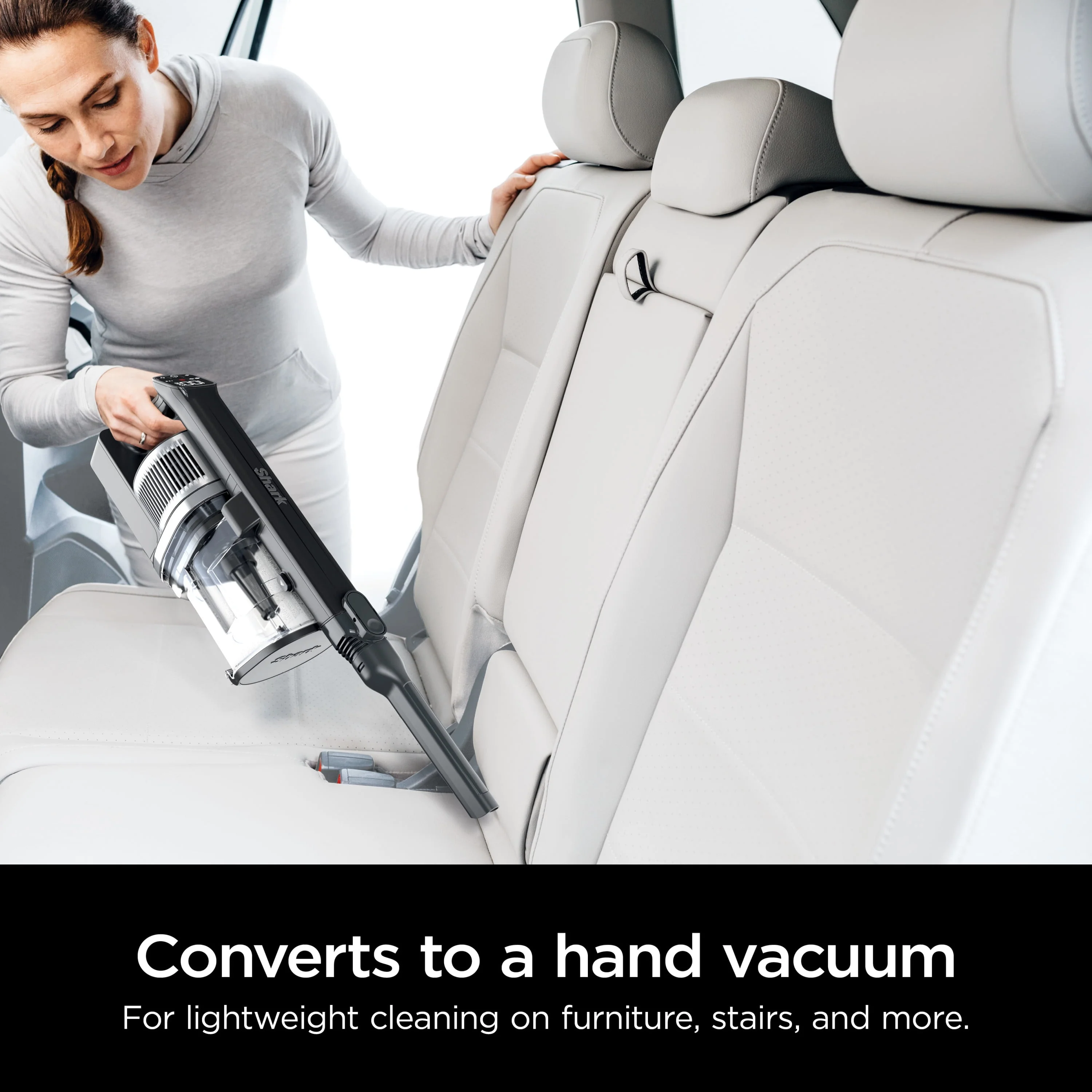 Shark® Cordless Pro Stick Vacuum Cleaner with Powerfins Brushroll, Crevice Tool & Dusting Brush Included, HEPA Filtration, 40-min Runtime, WZ531H