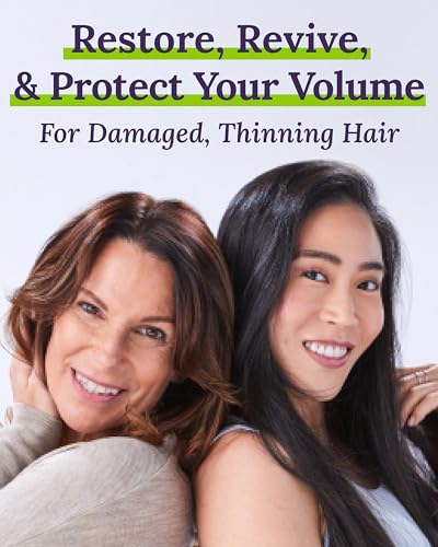 Keranique Damage Control Set for Thinning Hair - Shampoo and Conditioner for Damaged Hair, Follicle Booster Serum, Lift & Repair Spray