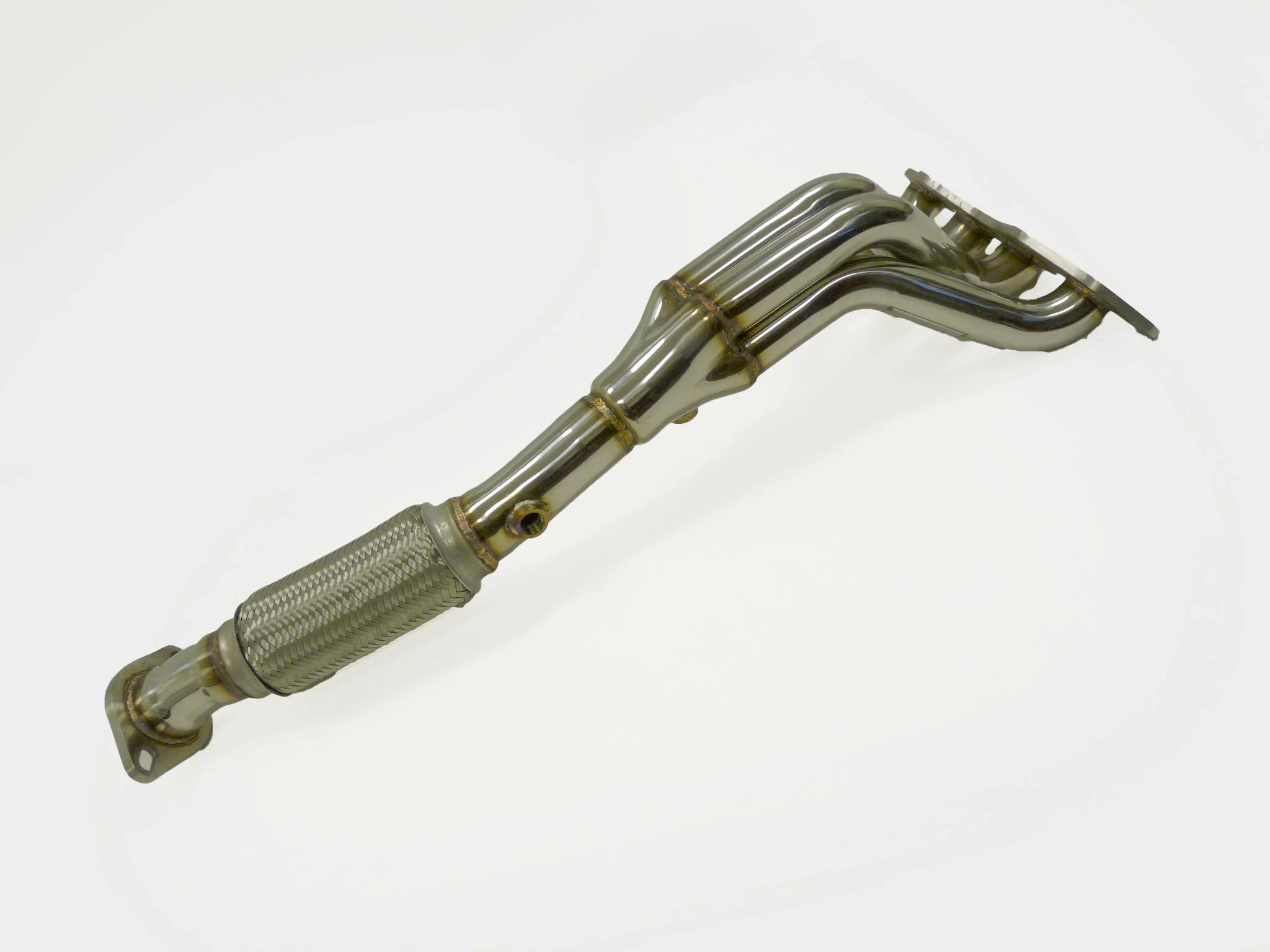 S/S Header Fits For 12 to 19 Ford Fiesta 1.6L Sigma Type 4-1 By MHP