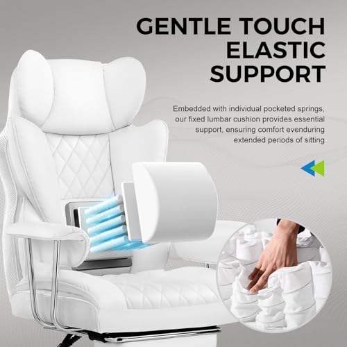 GTRACING Gaming Chair,Office Chair with Pocket Spring Lumbar Support