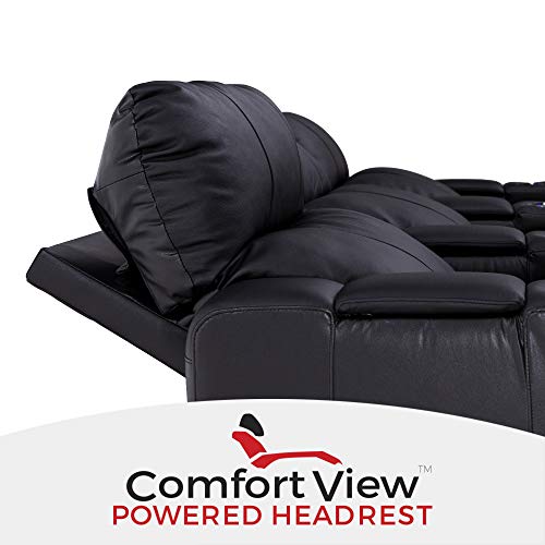 Seatcraft Julius Power Recliner - Home Theater Seating - Living Room - Big and Tall - Living Room - 400 lbs Capacity - Top Grain Leather