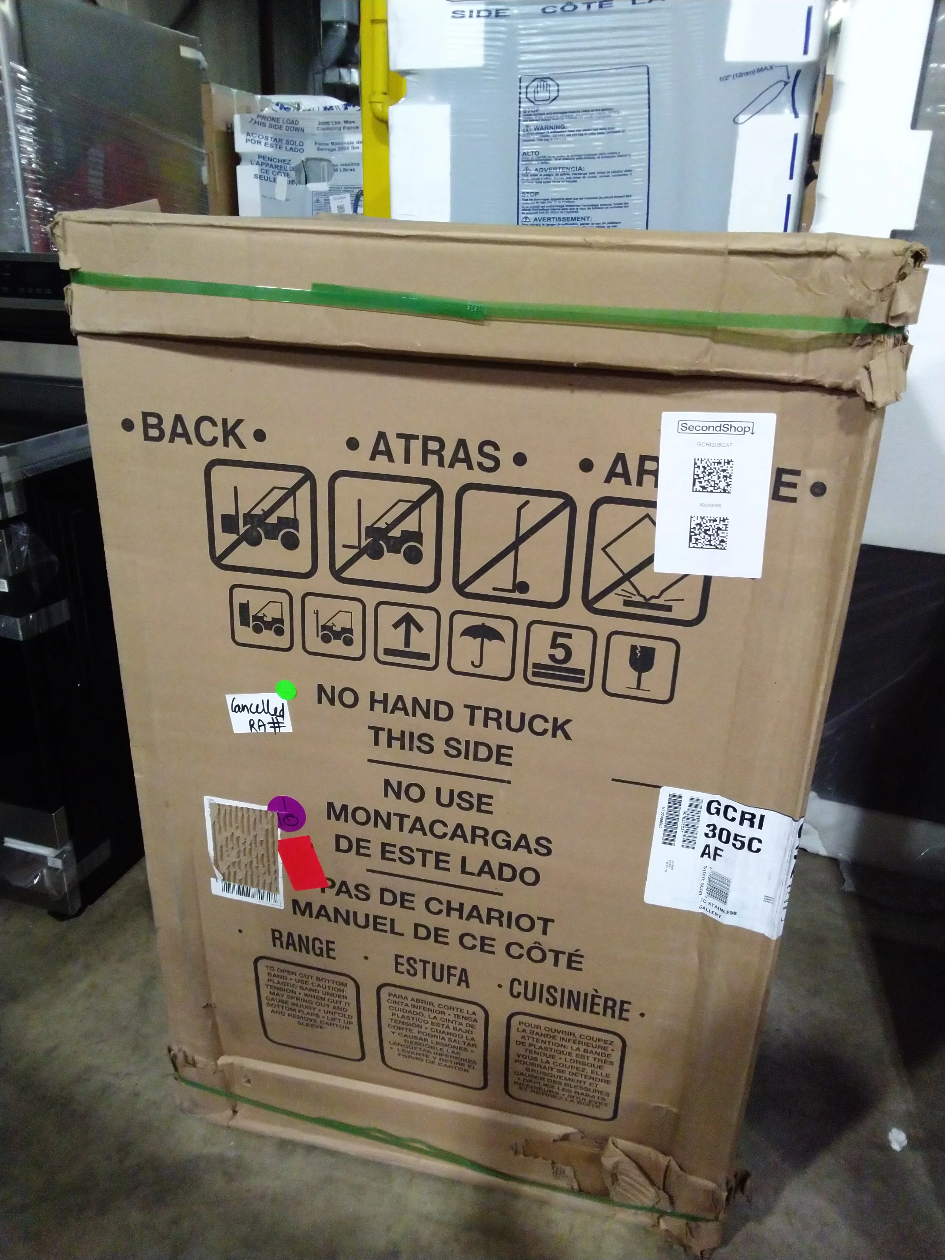 Frigidaire Gallery induction stove 30�?- GCRI305CAF