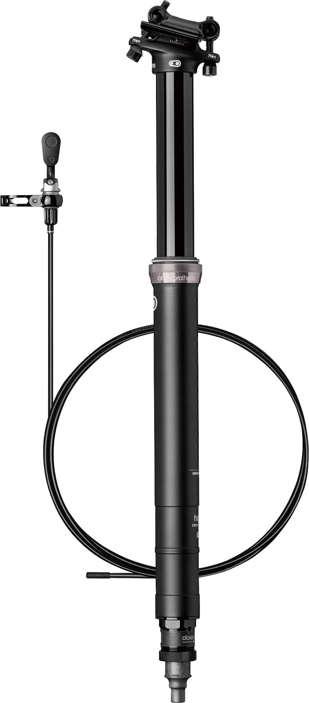 Crank Brothers Highline Dropper Seatpost - 31.6mm, 100mm, Black
