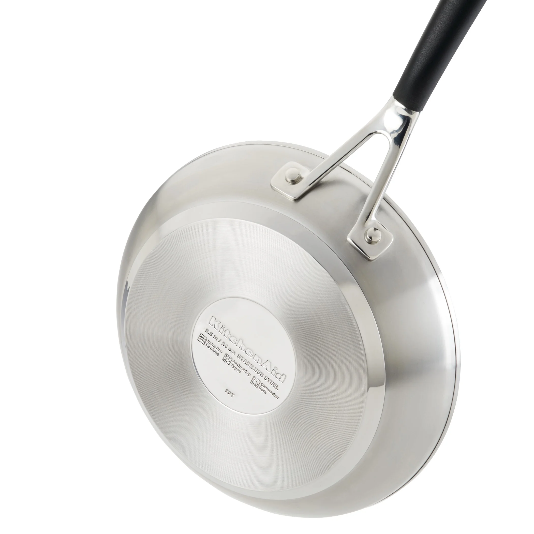 KitchenAid 10 Pieces Brushed Stainless Steel Cookware Set