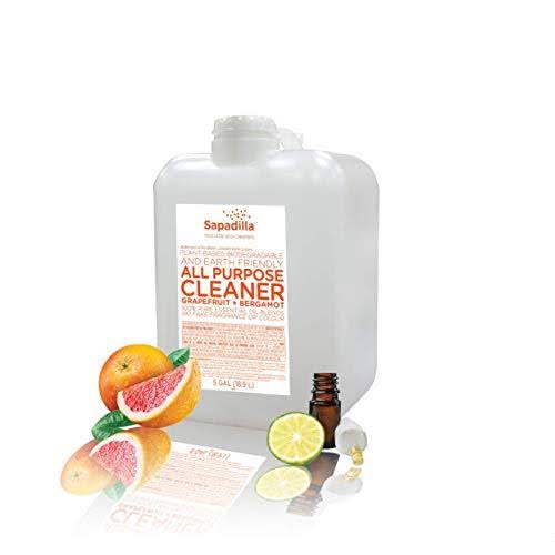 Sapadilla 1812523 Grapefruit + Bergamot All Purpose Cleaner, Clear