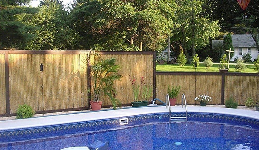 Backyard X-Scapes Bamboo Fencing, Natural