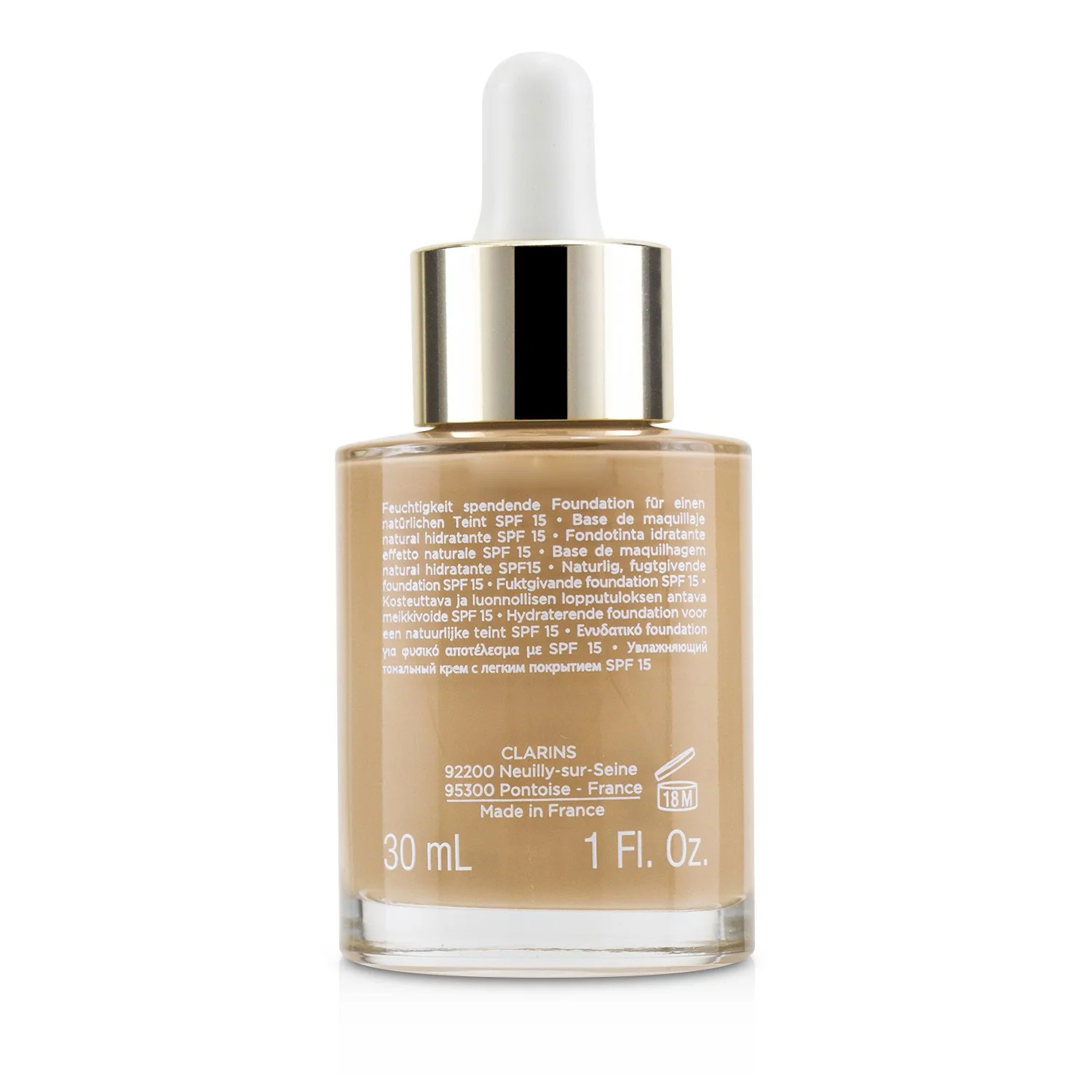 Clarins Skin Illusion Natural Hydrating Foundation SPF 15 # 105 Nude  30ml/1oz