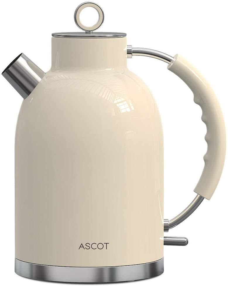 Electric Kettle,ASCOT Electric Kttle Stainless Steel Tea Kettle Fast Boiling