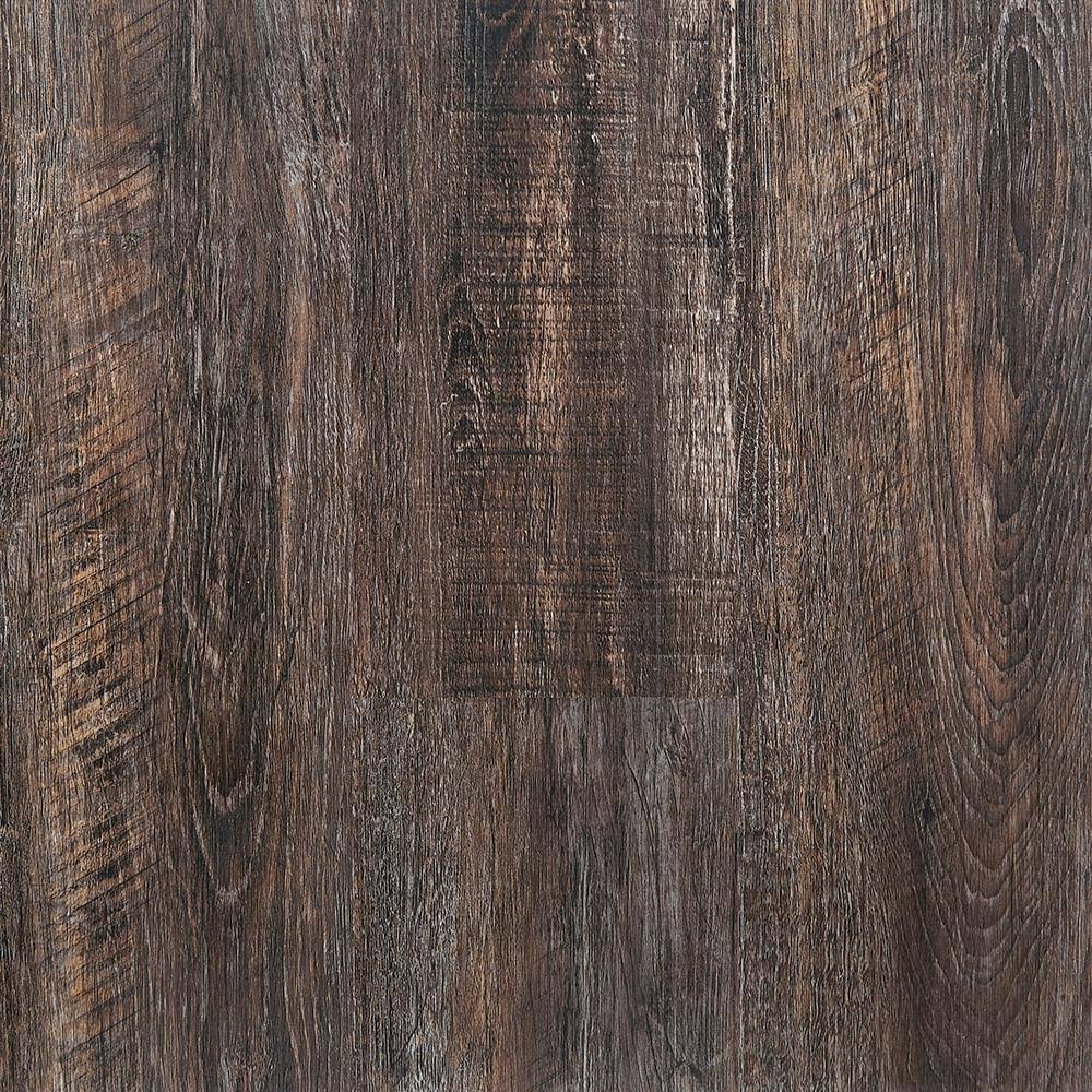 Umber Oak 5.91 in. x 48 in. Hdpc Floating Vinyl Plank Flooring (19.69 Sq. ft. per CASE)