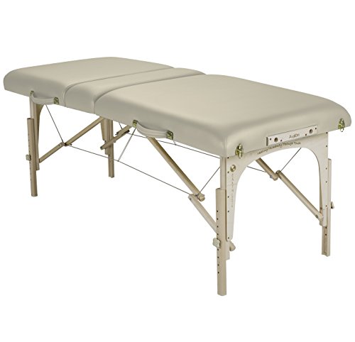 EARTHLITE Portable Massage Table Package AVALON – Reiki Endplate, Premium Flex-Rest Face Cradle & Strata Cushion, Carry Case (30”x73”)