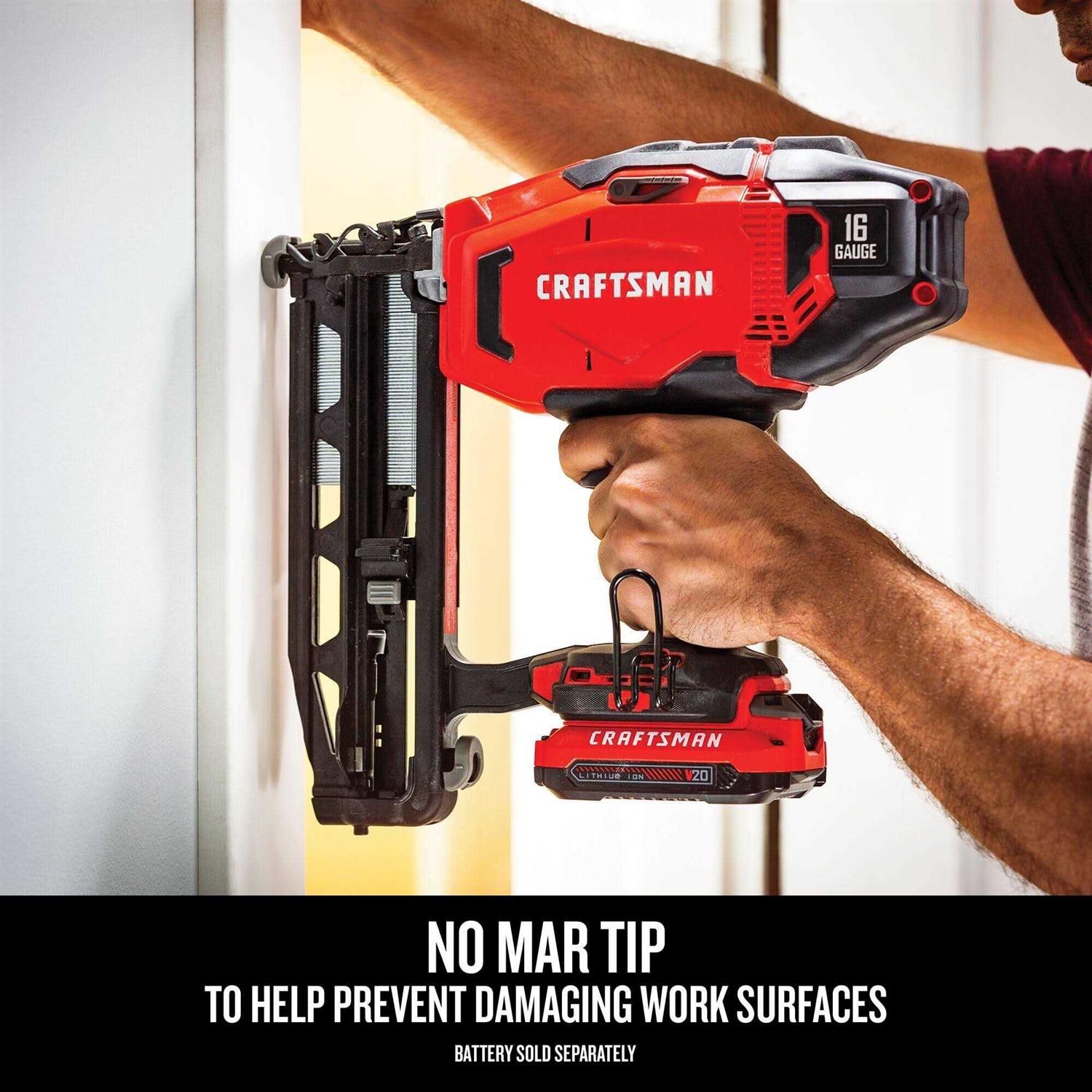 Craftsman V20 16-Gauge Cordless Finish Nailer CMCN616B - Shop Hardware Tools Online Store