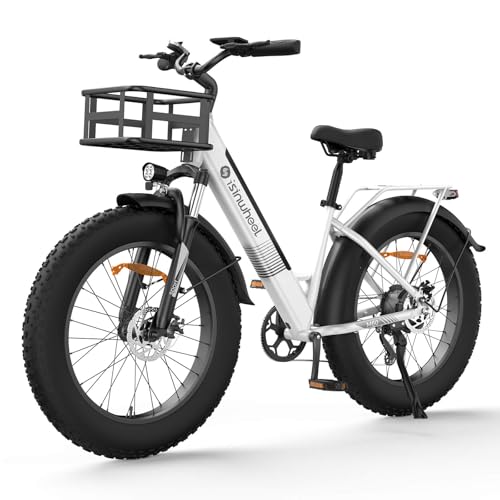isinwheel M60 Electric Bike for Adults 750W 28mph Ebike with 48V 13Ah Removable Battery, USB Charging Port, 7 Speed Gearshift