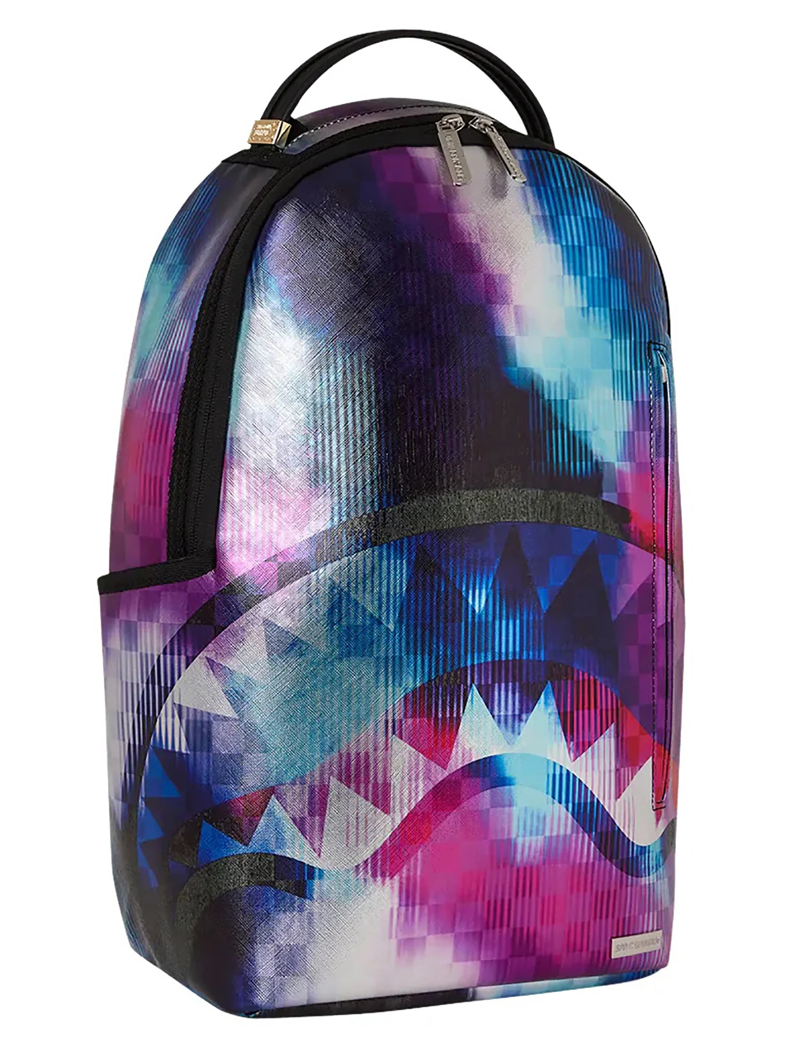 Sprayground Tye Check Backpack, Purple - Radiant Selections