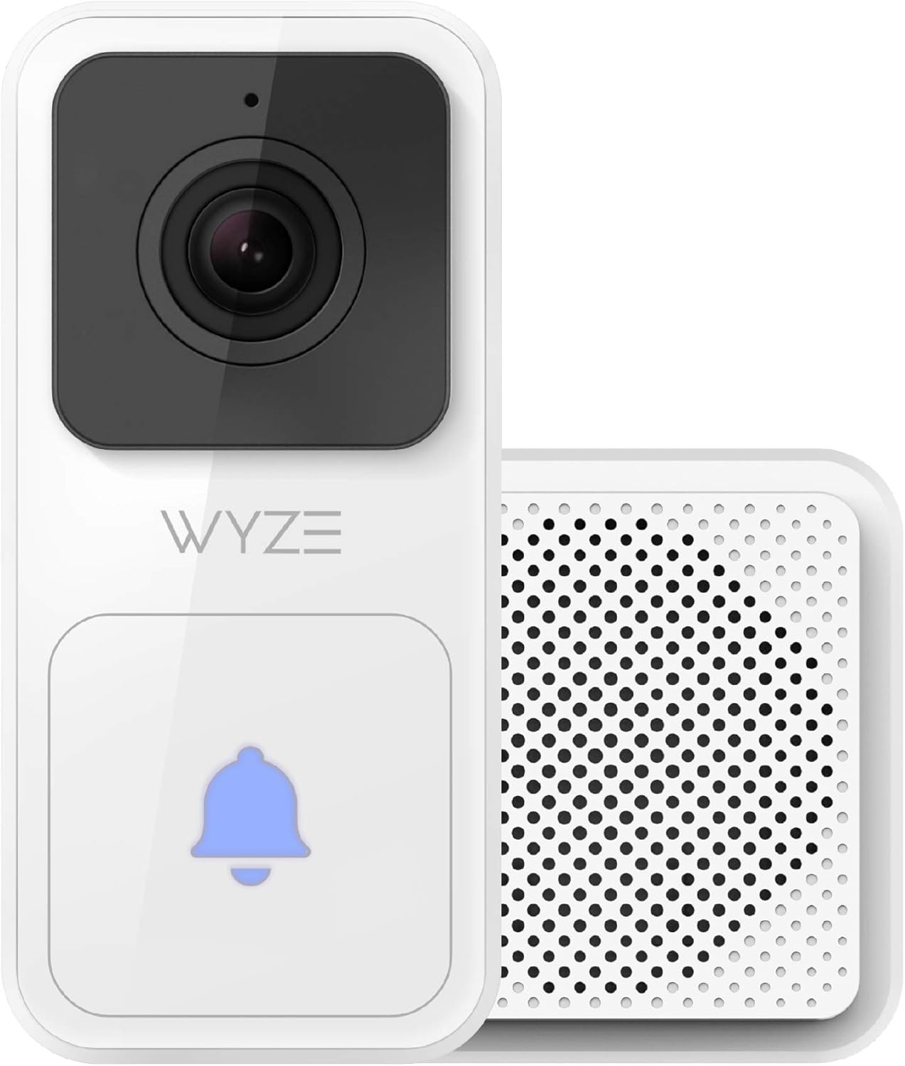 Wyze Video Doorbell with Chime (Horizontal Wedge Included), 1080p HD Video, 3:4 Aspect Ratio: 3:4 Head-to-Toe View, 2-Way Audio, Night Vision