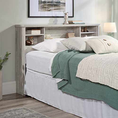 Sauder River Ranch Full/Queen Bookcase Headboard, in Grand Walnut Finish