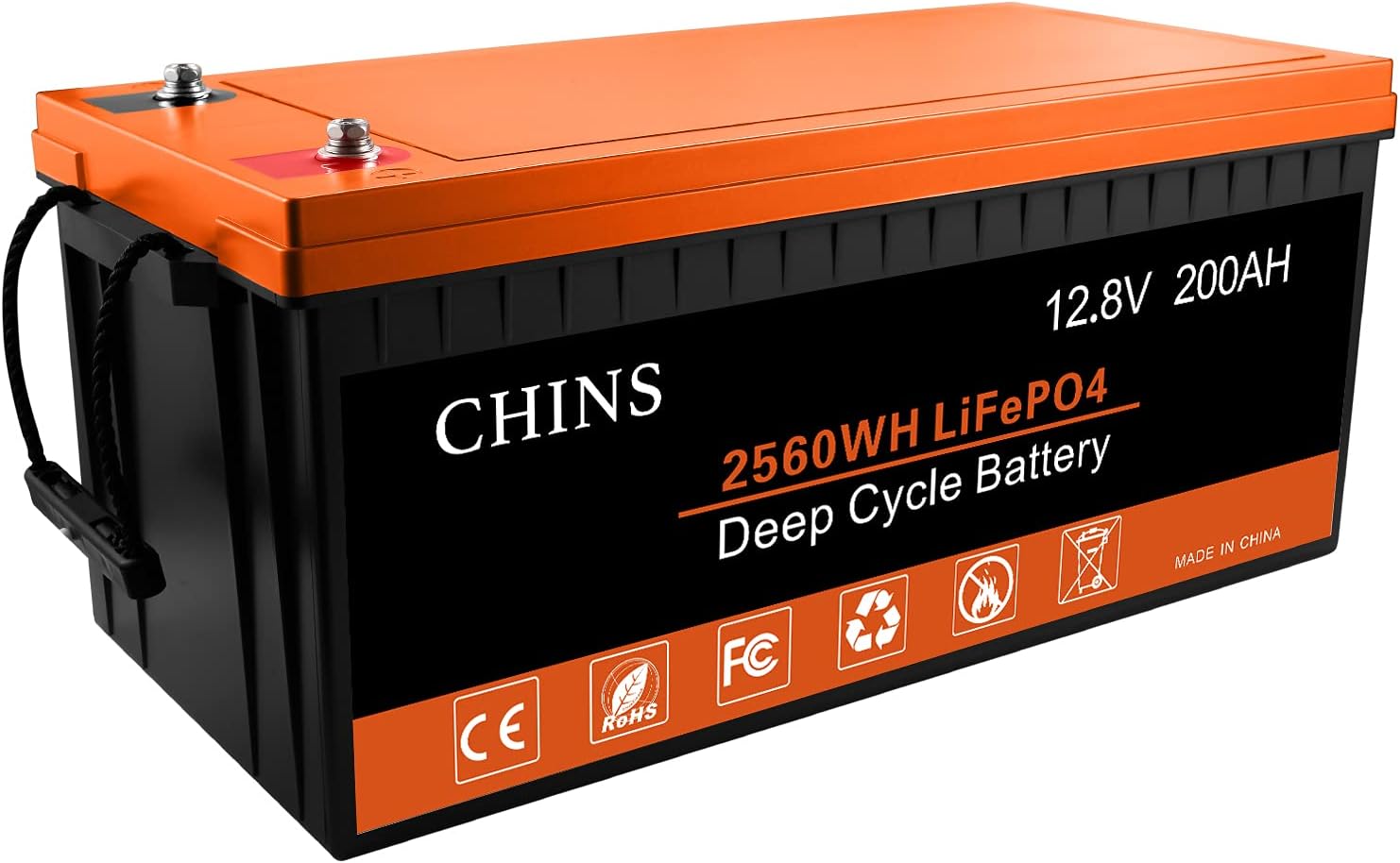 LiFePO4 Battery 12V 100AH Lithium Battery - Built-in 100A BMS, Perfect for Replacing Most of Backup Power, Home Energy Storage and Off-Grid etc.