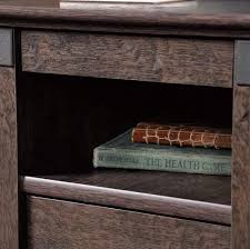 Sauder Carson Forge Side Table, Washington Cherry Finish
