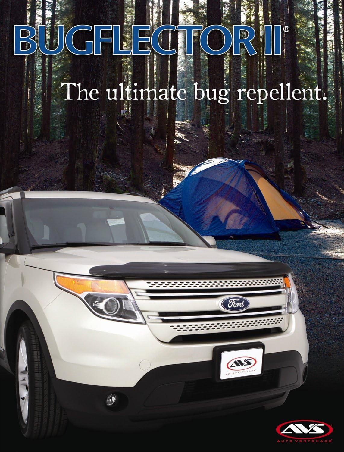 Auto Ventshade AVS 24316 Bugflector II Dark Smoke Hood Shield for 2002-2006 Honda CR-V Pack of 2
