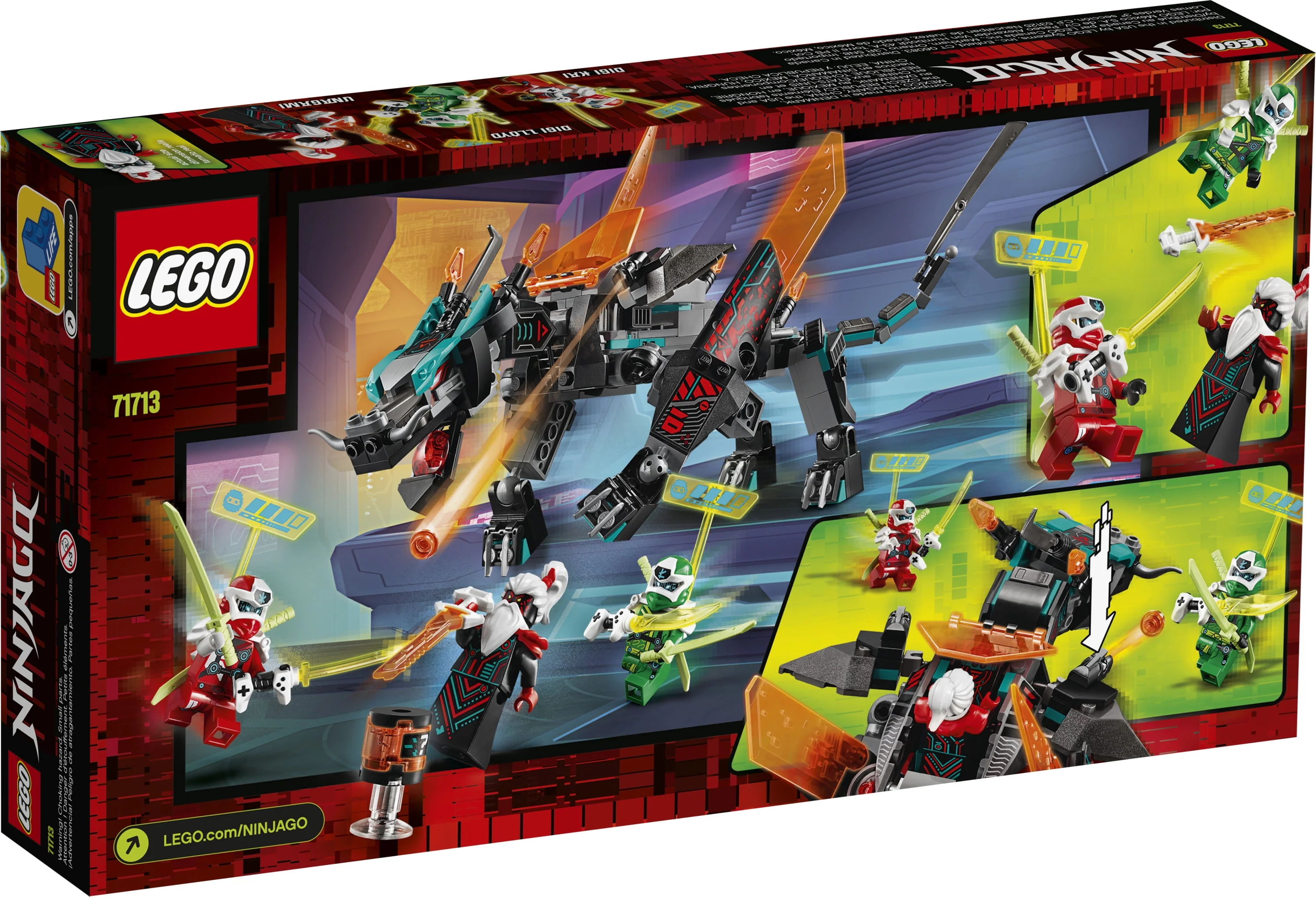 LEGO NINJAGO Empire Dragon 71713 Ninja Hero Building Toy Ages 8 and up (286 Pieces)