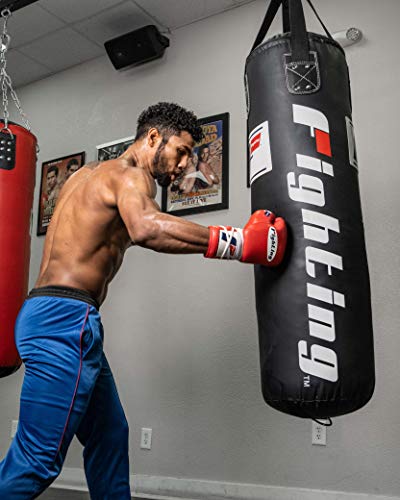 Fighting Certified Pro Fight Gloves - Lace Up Boxing Glove, Boxing Competition Gloves, Boxing Sparring Gloves, Boxing Training Gloves