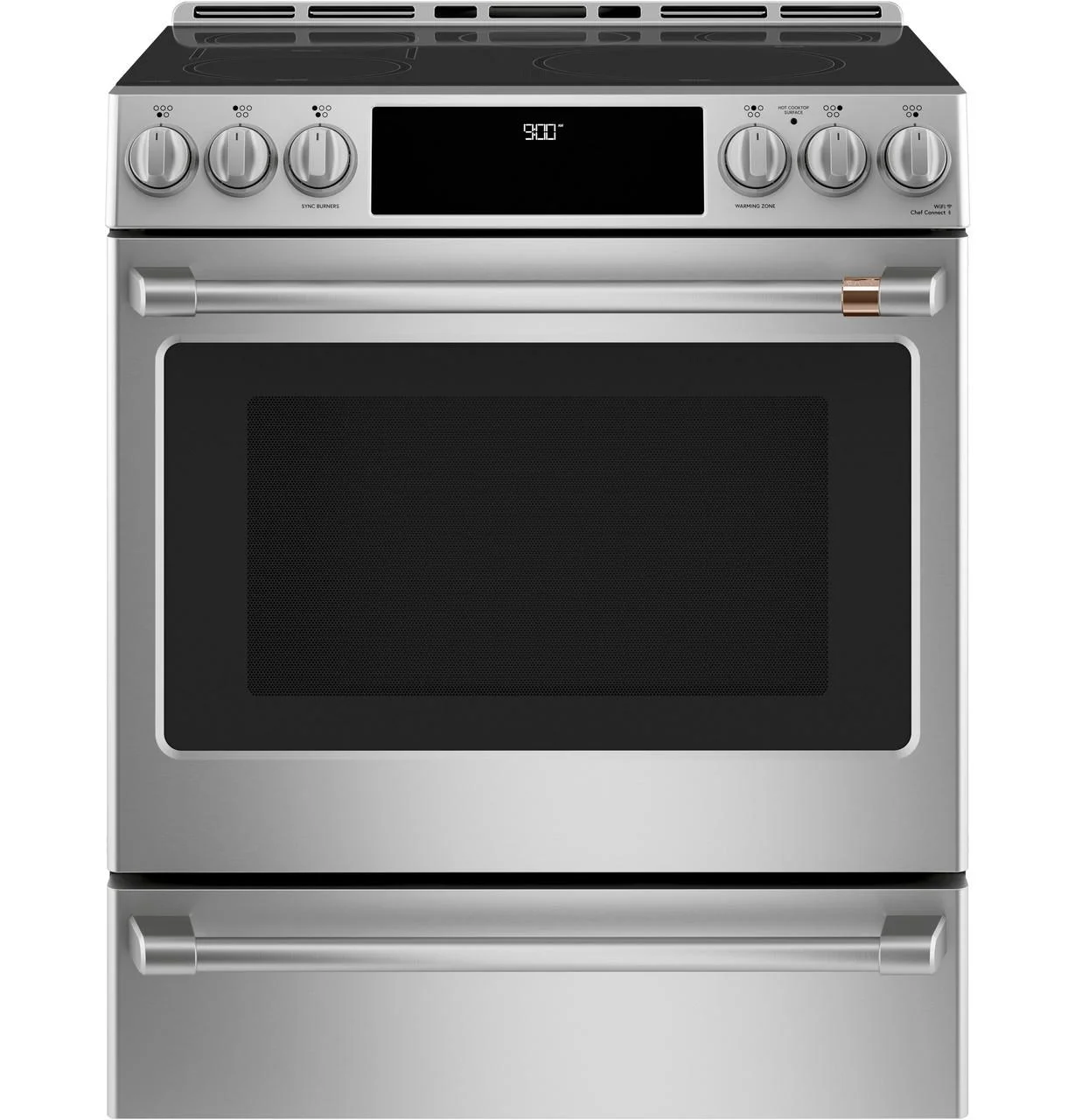 Cafe Chs900pm 30" Wide 5.7 Cu. Ft. Slide In Electric Induction Range - Stainless Steel /