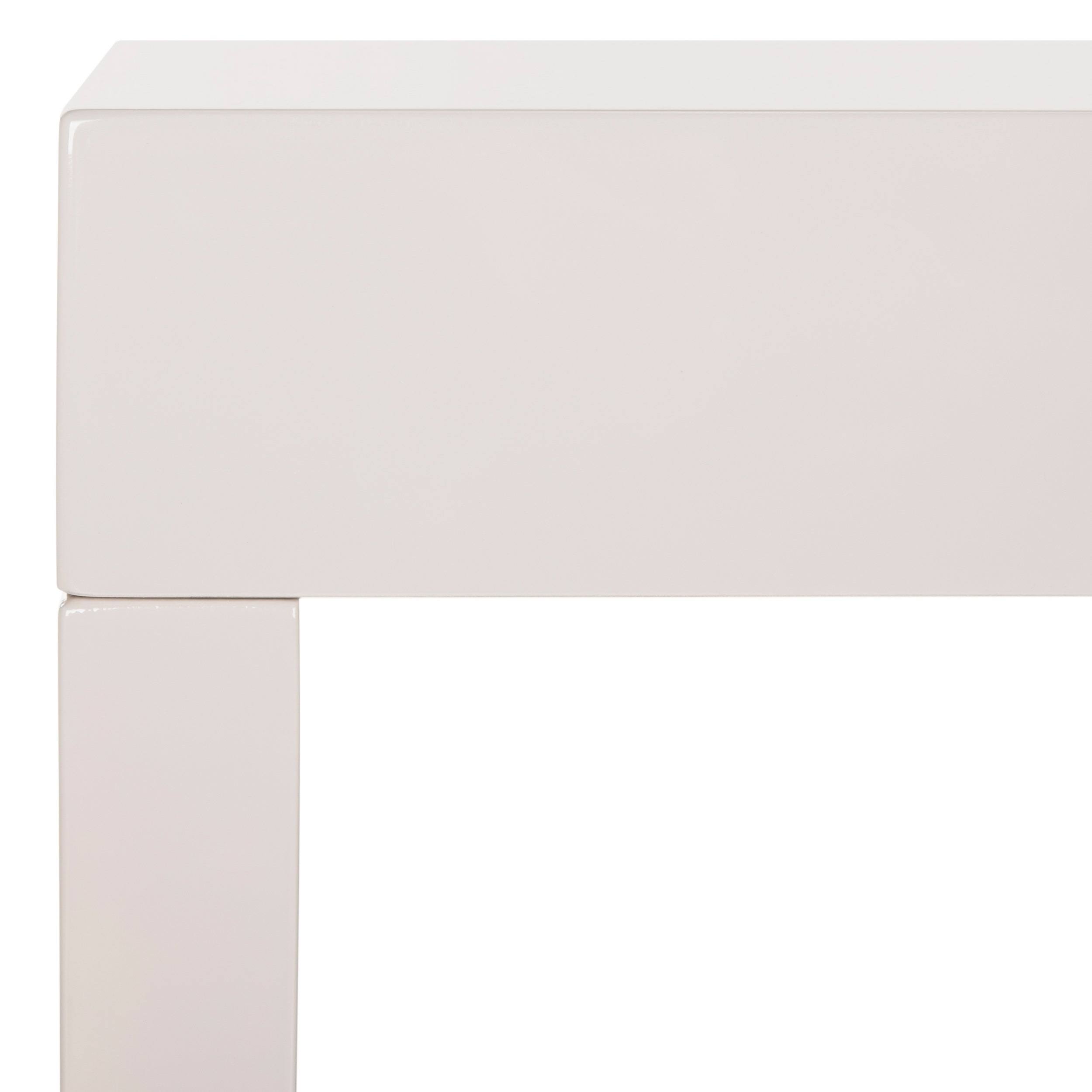 Safavieh Kayson Mid Century Scandinavian Lacquer Console Table, Gray