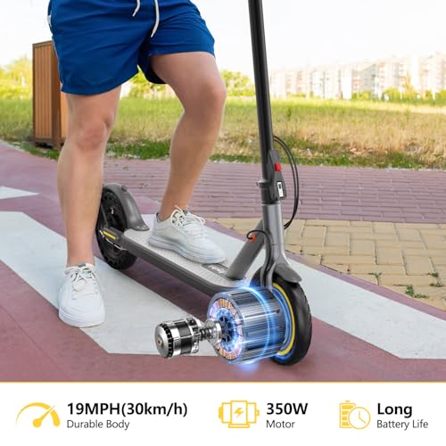 Electric Scooter Adults, Max 16Mph & 10-15 Miles Range E-Scooter, Commuting Sport Scooter with APP Control