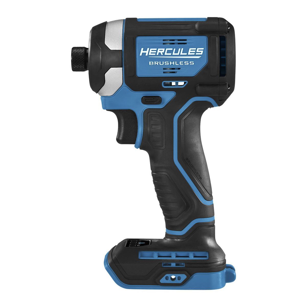 HERCULES 20V Brushless Cordless, 1/4 in. Compact, 3-Speed Impact Driver - Tool Only