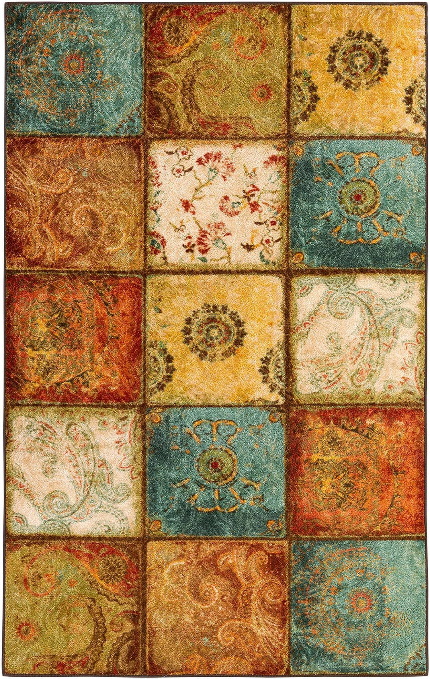 Mohawk Home Free Flow Artifact Panel Multi Rug, 6& x 9& - Avayadevconnect