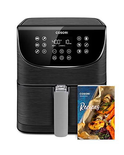 COSORI Pro Gen 2 Air Fryer 5.8QT, Upgraded Version with Stable Performance & Sleek New Look, 13 One Touch Functions, 100 Paper & 1100 Online Recipes