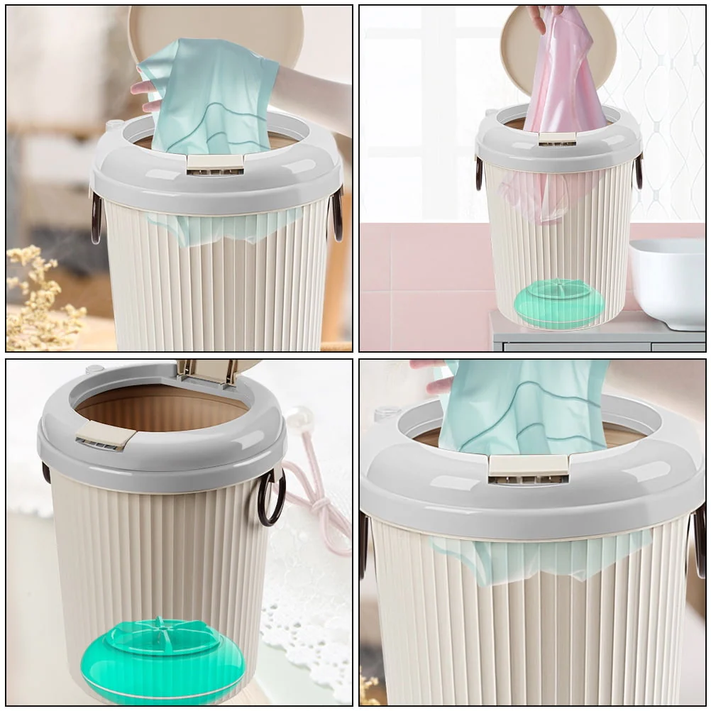 Mini Washing Machine Washer Dryer Clothes Automatic Portable Bucket Household Small Electric Miniature