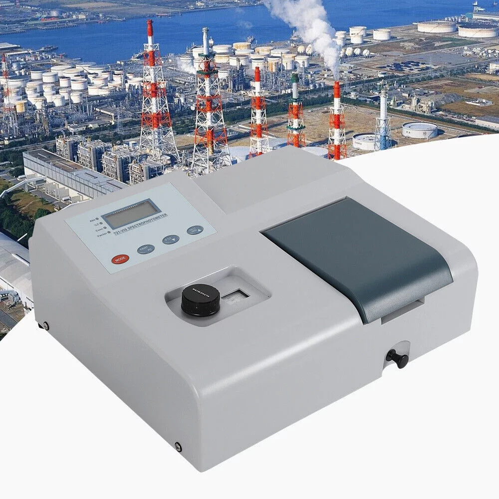 Spectrophotometer Spectrometer 721 LDC Digital Lab Equipment 350-1020nm Wave