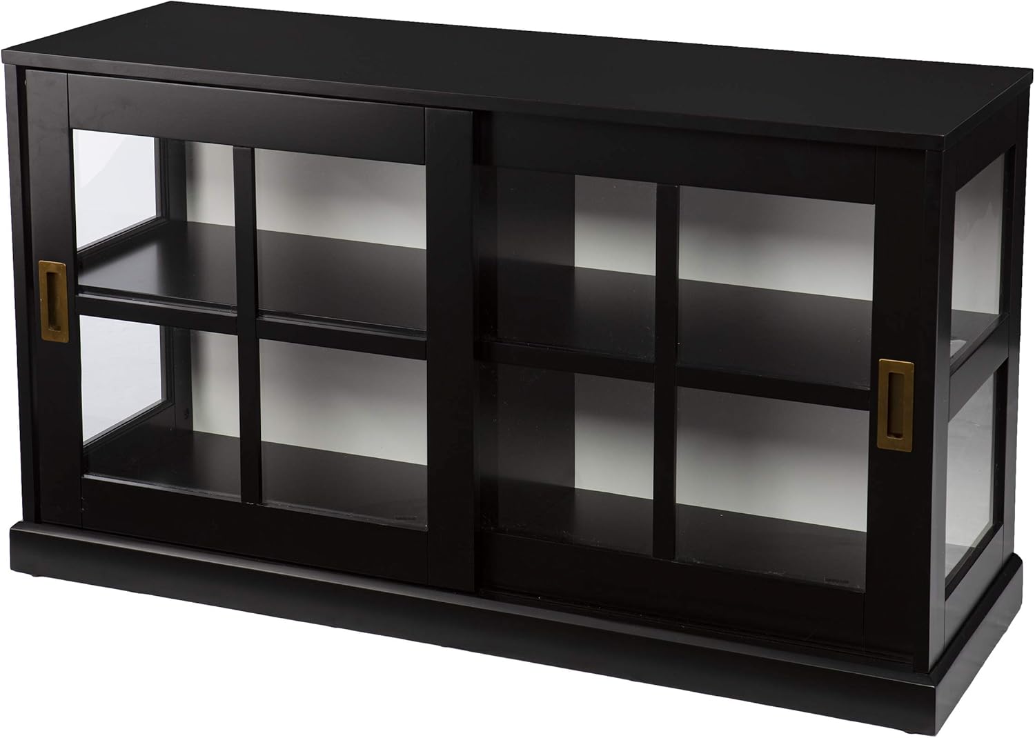 SEI Furniture Byward Curio Cabinet, Black