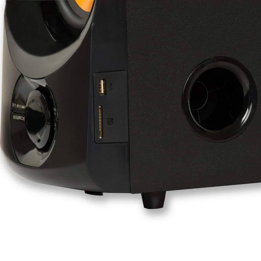 Acoustic Audio AA5170 Home Theater Speaker System with 5 Extension Cables - 5.1 Channel - 700W RMS - Bluetooth/Optical Input