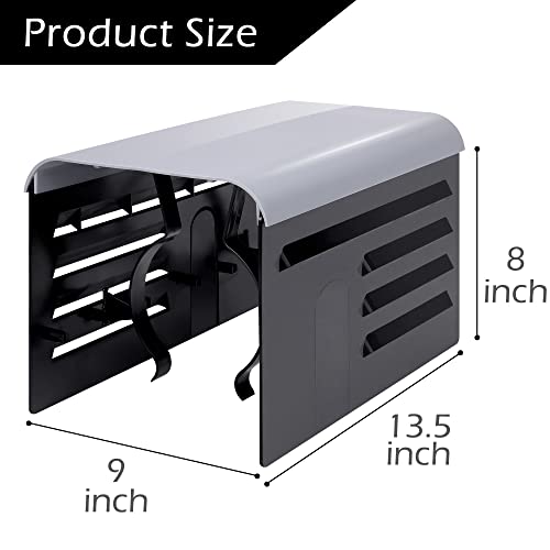 RunNico Pool Pump Covers for Outside Units - ABS Adjustable Pool Pump Motor Cover - Swimming Pool Motor Cover for Above Ground Protection
