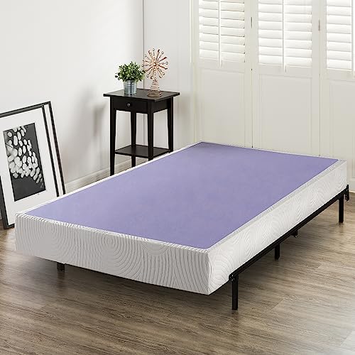 ZINUS Edgar 4 Inch Wood Box Spring, Mattress Foundation, Sturdy Wood Structure, Low Profile, Easy Assembly, King