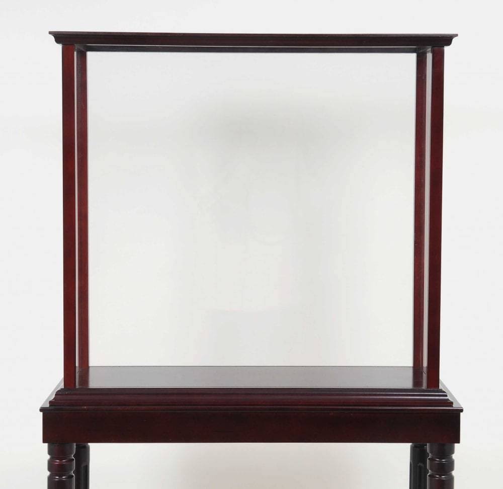Floor Display Case for Ship Models Brown