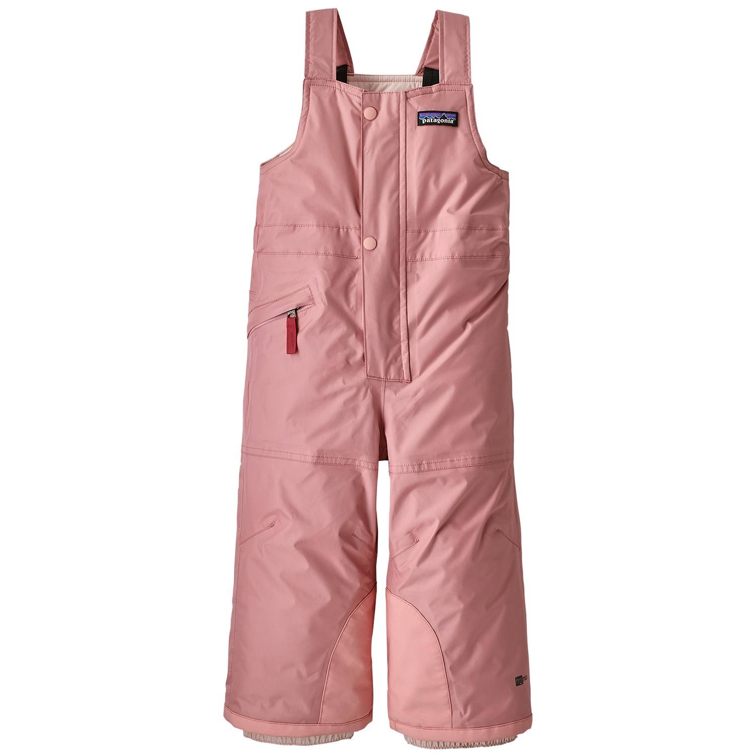Patagonia Baby Snow Pile Bibs - Rosebud Pink - 4T