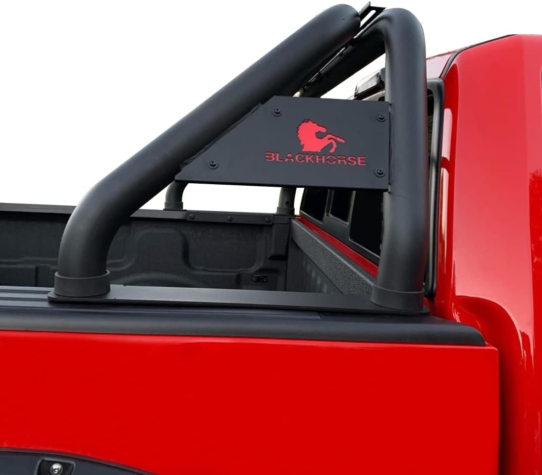 Black Horse Classic Roll Bar Compatible with 2000 to 2022 Nissan Ram Chevrolet Ford GMC Toyota Titan 3500 2500 Silverado F-150 Sierra 1500 2500 3500