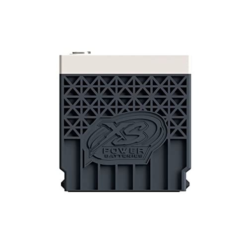 XS Power D3400 3300 Amp AGM Battery with M6 Terminal Hardware - 12 Volt 80Ah 1150CA Deep Cycle AGM Powercell for Winch, Car Audio Systems - 49.97 lbs