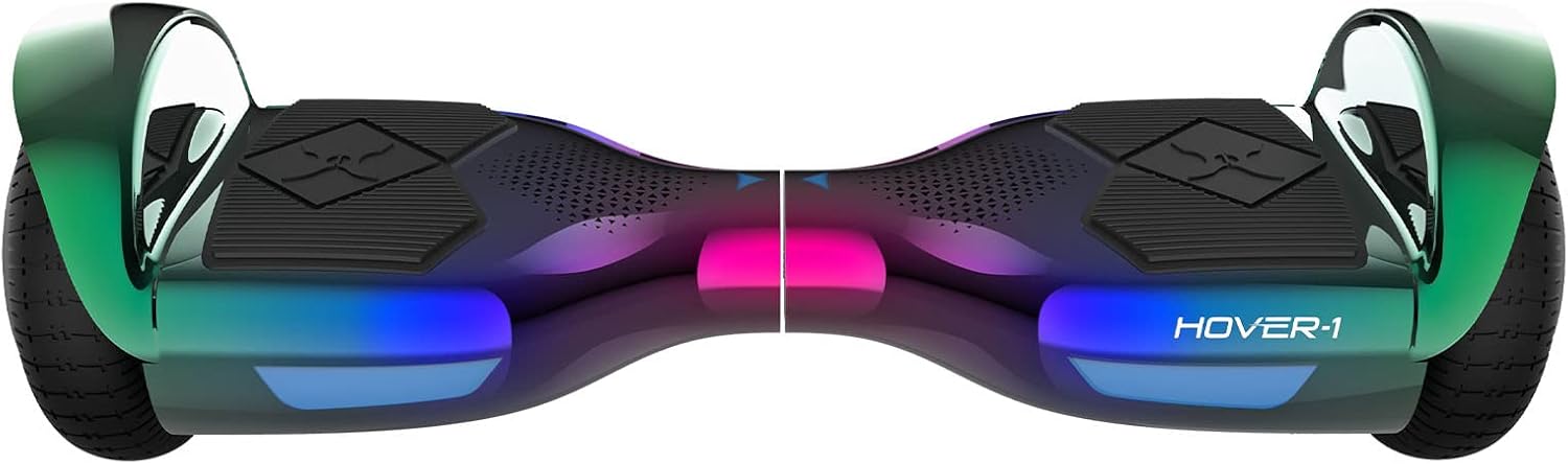 Hover-1 Helix Electric Hoverboard | 7MPH Top Speed, 4 Mile Range, 6HR Full-Charge, Built-in Bluetooth Speaker, Rider Modes: Beginner to Expert
