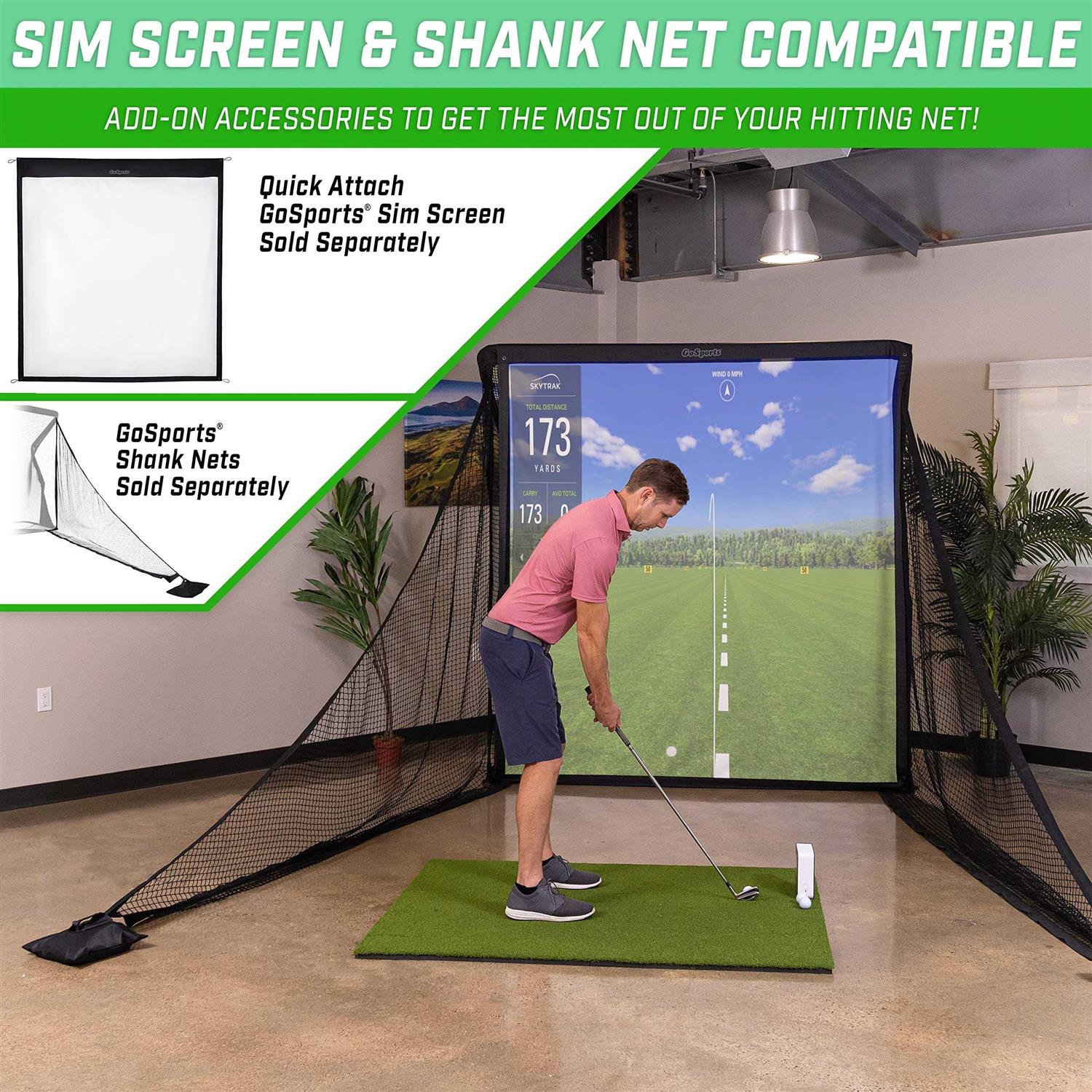 Gosports Elite Golf Practice Net with Steel Frame - Sports Supplies Online Store