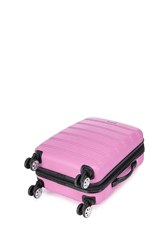 Rockland Melbourne Hardside Expandable Luggage with Spinner Wheels, 2TONENAVY, 2 Piece (20/28)