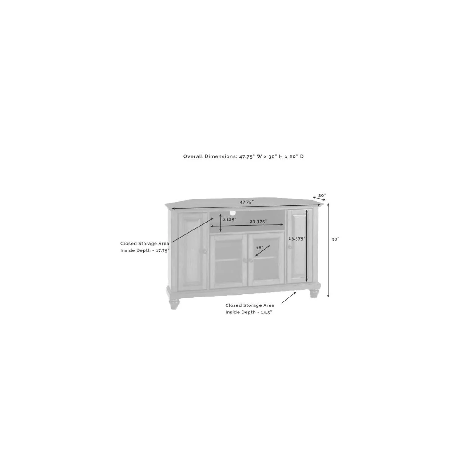 HomeStock Sophisticated Simplicity s 48" Corner Tv Stand Mahogany