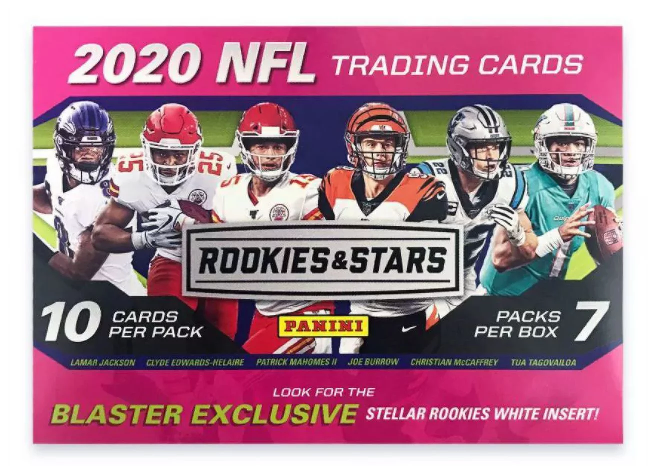 2020 NFL Rookies & Stars Football Trading Card Blaster Box