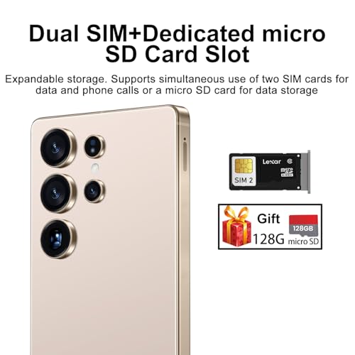 X25 Ultra 5G Cell Phone, Unlocked Android Smart Phone, 8+256GB+128GB Unlocked Android Phone