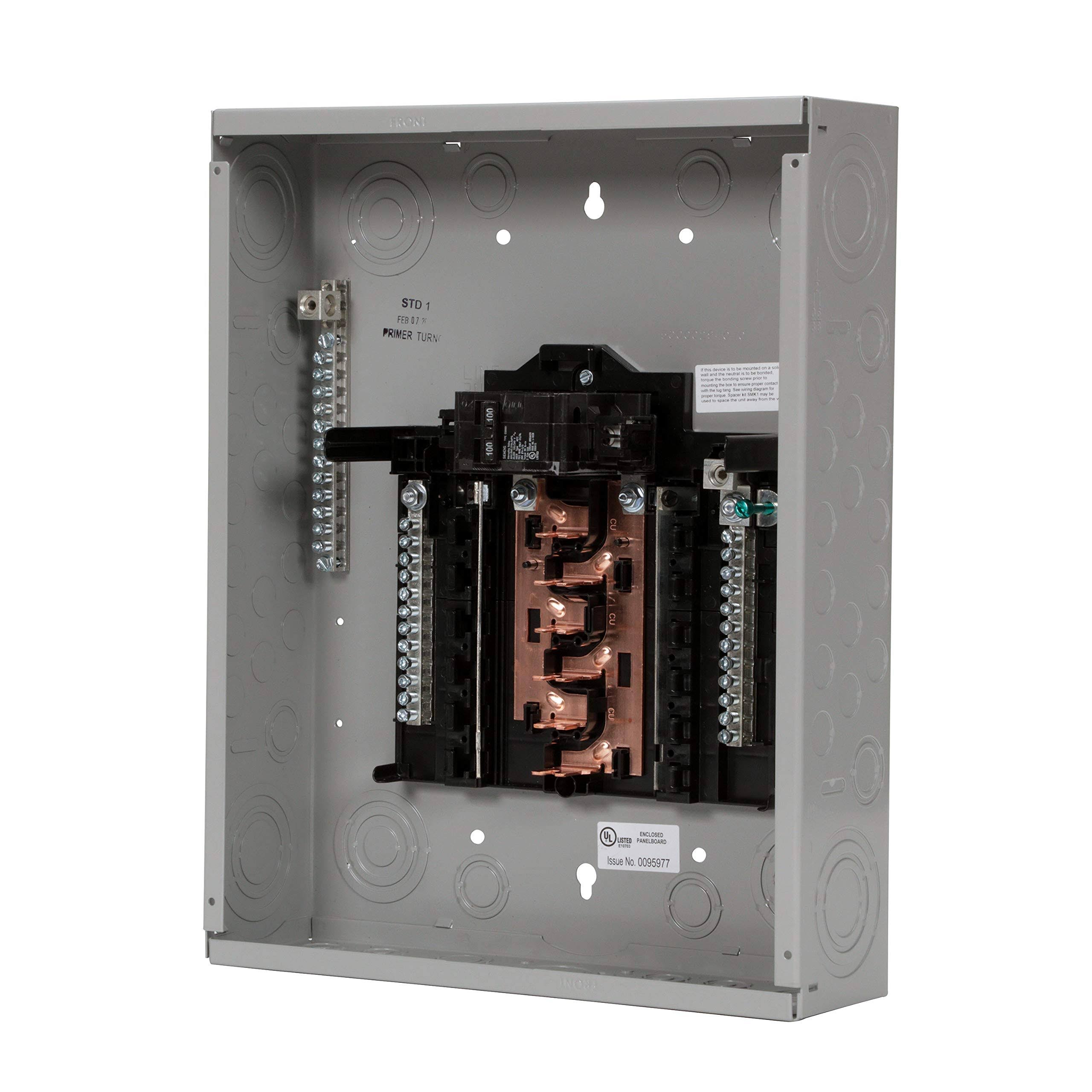 Siemens PN Series 100 Amp 12-Space 24-Circuit Main Breaker - Megean