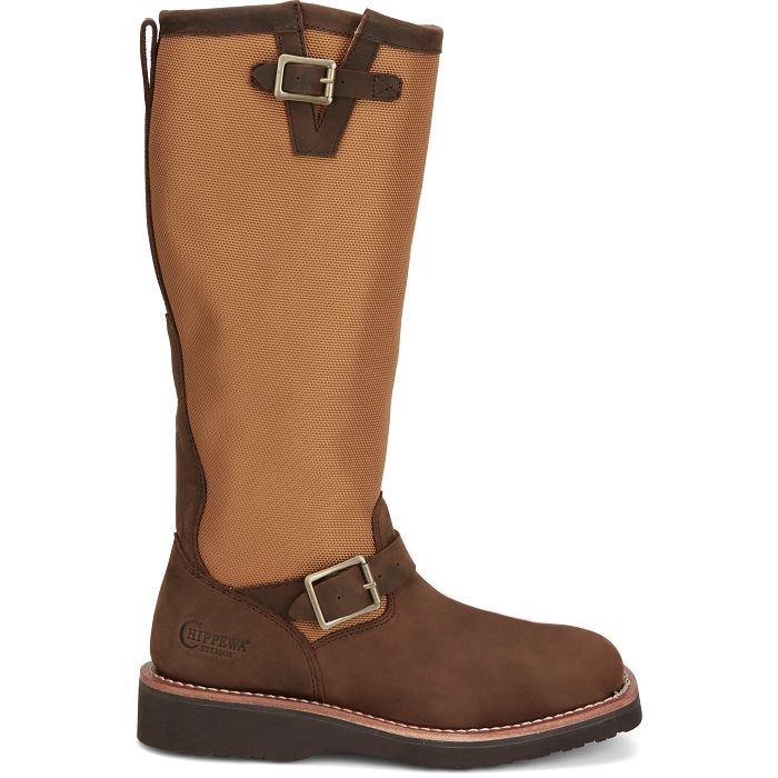 Chippewa Women’s Cottonwood 15″ Snake Hunt Boot -Brown- SN6914