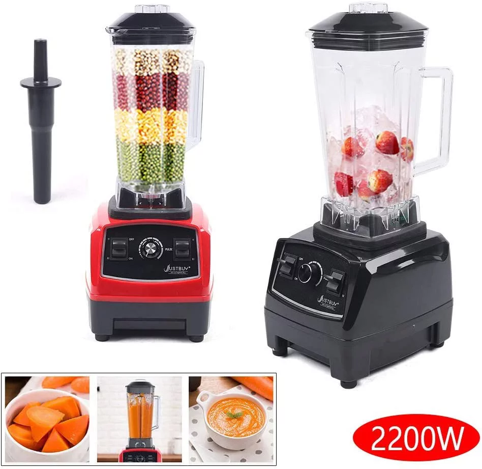 MONIPA Black BPA Free 3HP 2200W Heavy Duty Commercial Grade Blender Mixer Juicer 2L